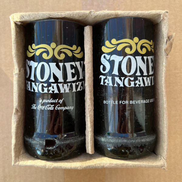 Pair of Upcycled Tangawizi Bottle Tumblers