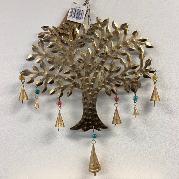 Tree of Life Windchime with Bells and Coloured Beads