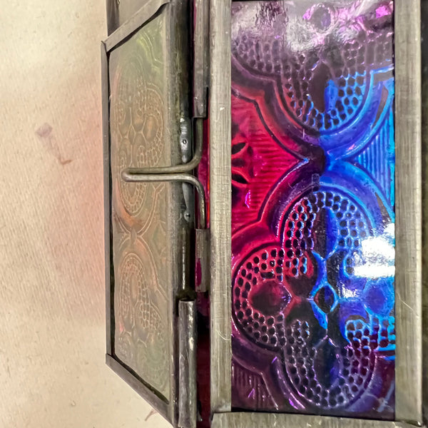 Mini Multi Coloured Moroccan Lantern
