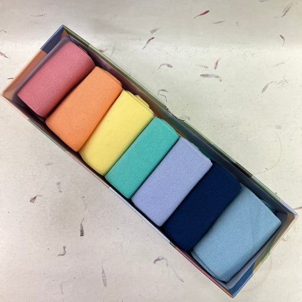 Selection Boxes of 7 pairs Bamboo Socks 4 - 7