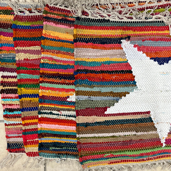 Shaped Rugs and Doormat made from Recycled Cotton & Jute 45x60cms