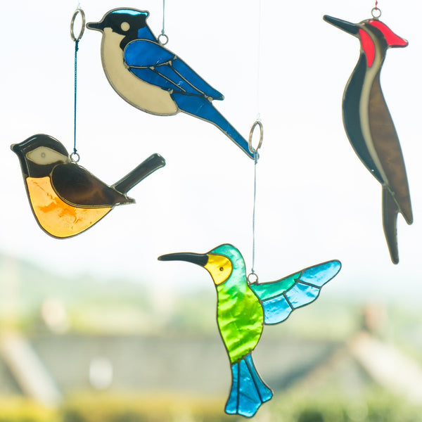 Colourful Favourite Single Bird Suncatchers