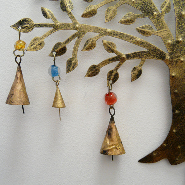 Tree of Life Windchime with Bells and Coloured Beads