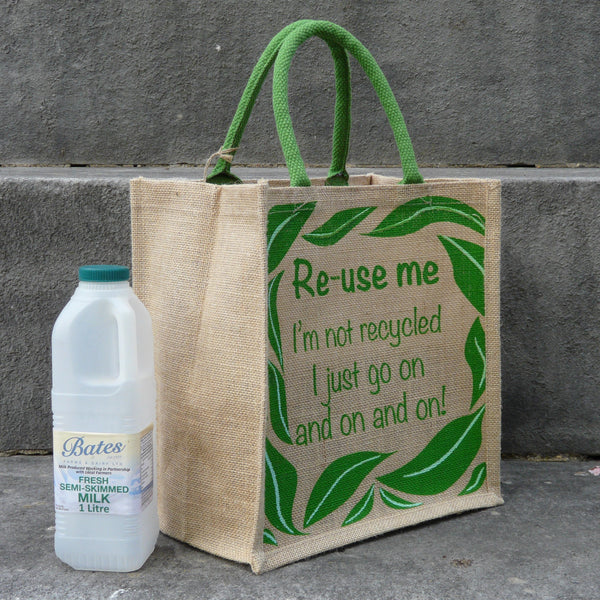 Traditional Natural Reusable Fair Trade Jute Bag
