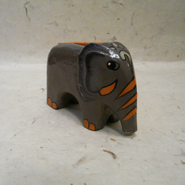 Handpainted Wooden Elephant Perpetual Calendar