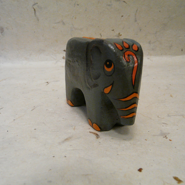 Handpainted Wooden Elephant Perpetual Calendar