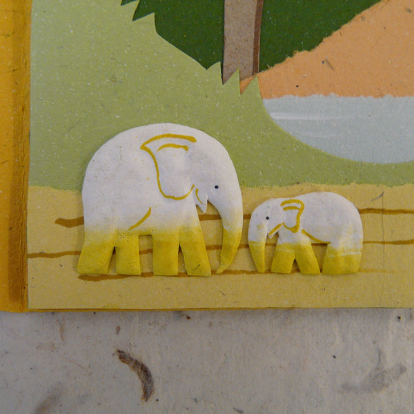 Green Elephant Dung Paper Eco Maximus Card