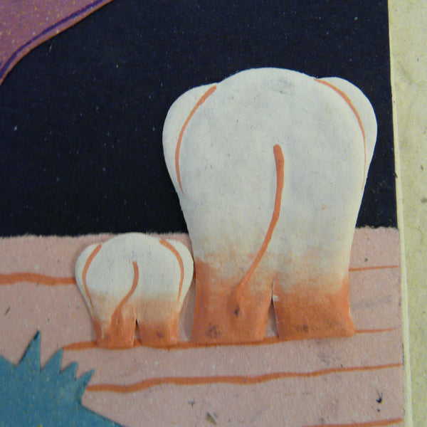 Blue Elephant Dung Paper Eco Maximus Card