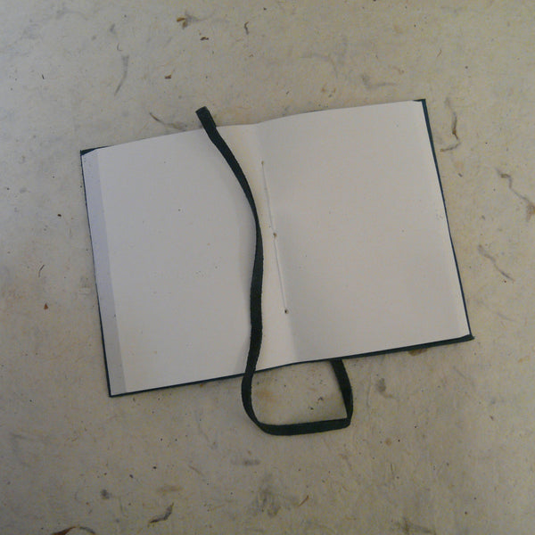 Green Suede Printed Notebook