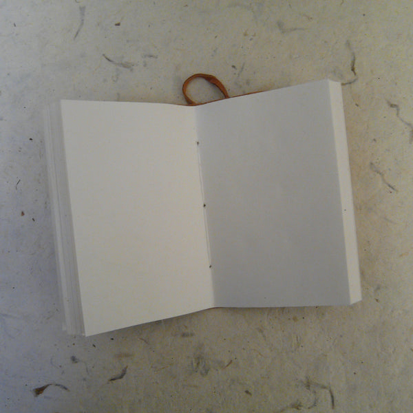 Terracotta Suede Printed Notebook