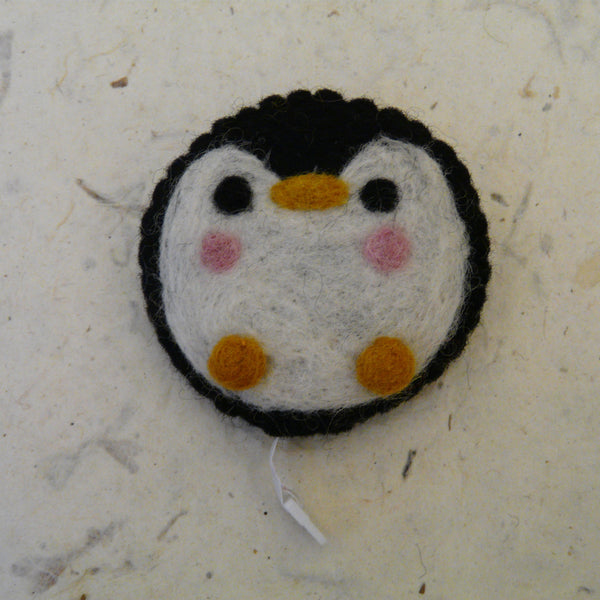 Penguin  Animal Felt Covered Tape Measure