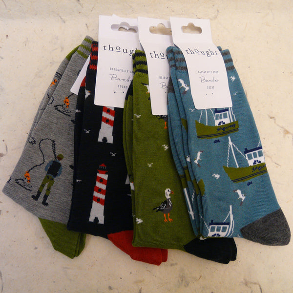 Thought Pesca Seaside Bamboo Socks 7 - 11