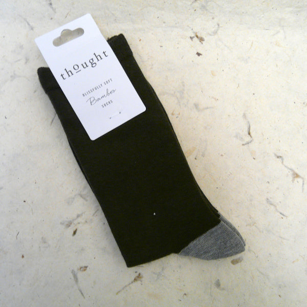 Thought Lyman Dog and Solid Jack Bamboo Socks 7 - 11