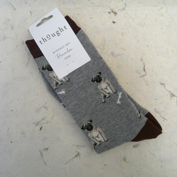 Thought Lyman Dog and Solid Jack Bamboo Socks 7 - 11