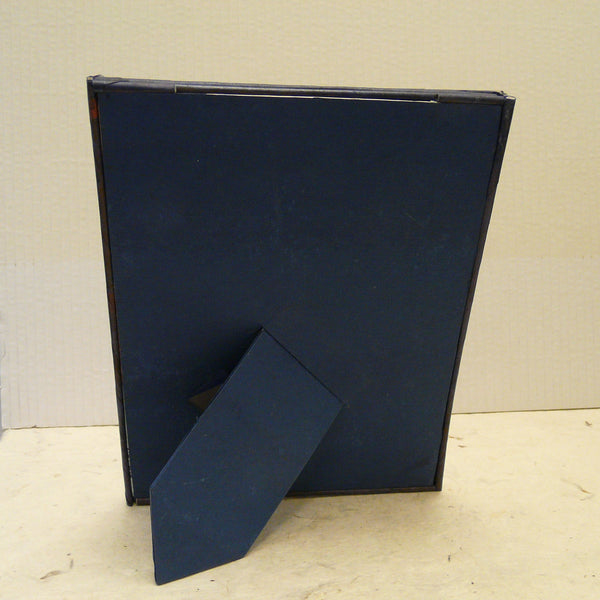 Recycled Newspaper Picture Frame Blue/Turquoise