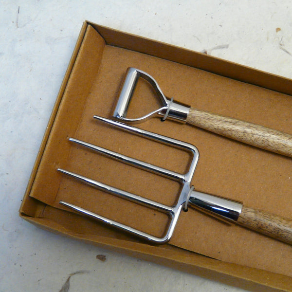 Pair of Handmade 'Dig In' Salad Servers