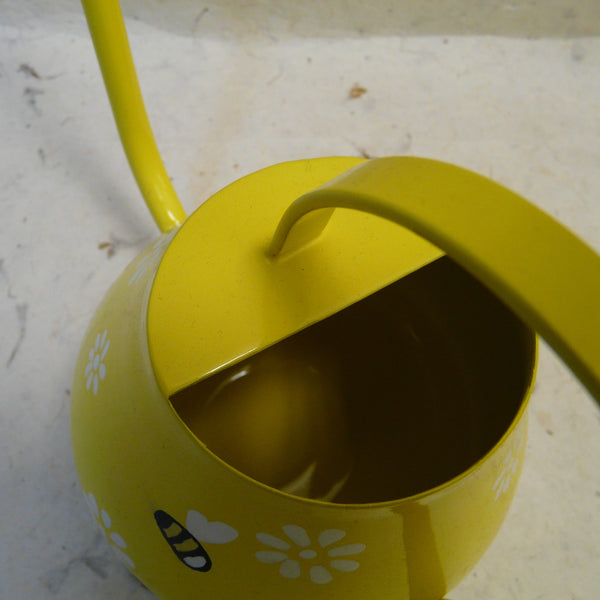 Yellow Fair Trade Handpainted Bee Watering Can