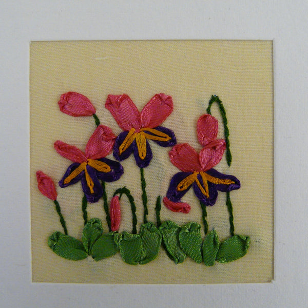 Cyclamen Ribbon Card