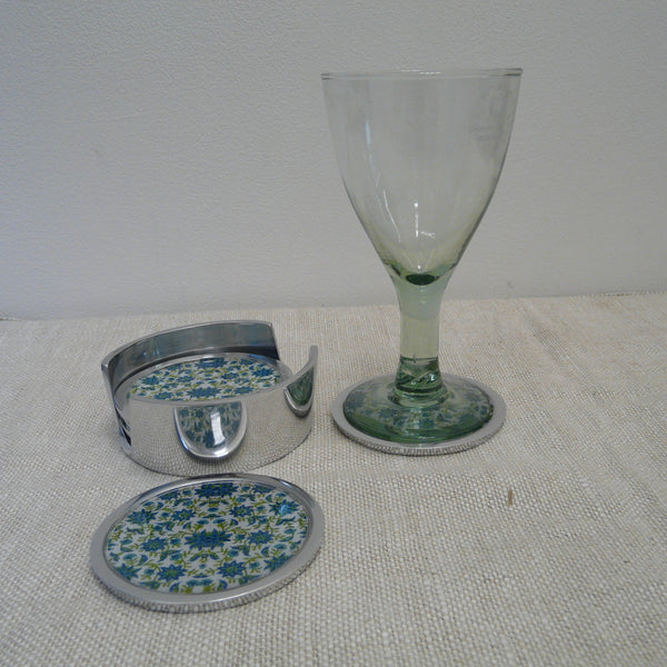 P1110181-Fair-Trade-Recycled-Aluminium-Floral-Coaster-Set-Holder-with-2-glass