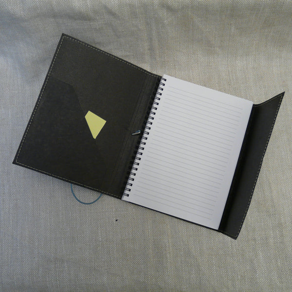 P1110339-Fair-trade-Handmade-paper-leather-look-A5-notebook-journal-Slate-Blue-open