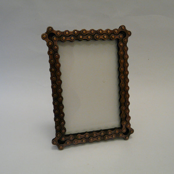 Upcycled Bike Chain Photo Frame