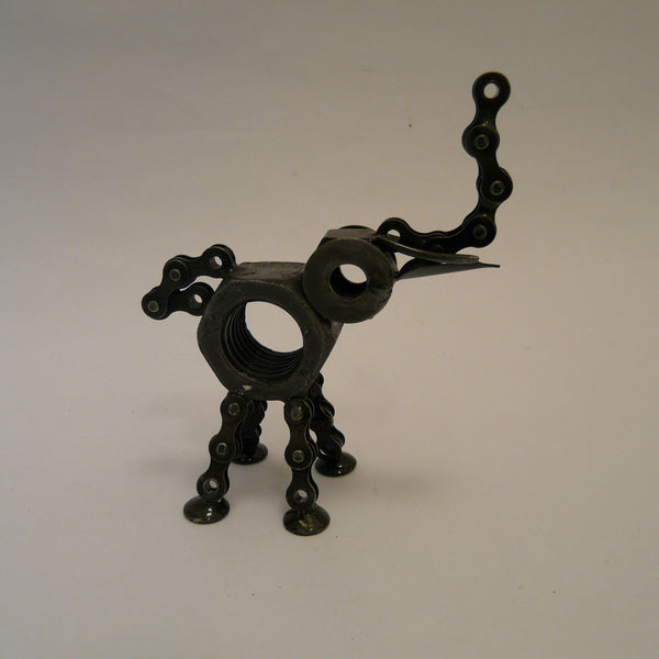 P1110411-fair-trade-upcycled-bike-chain-elephant-right-side-view