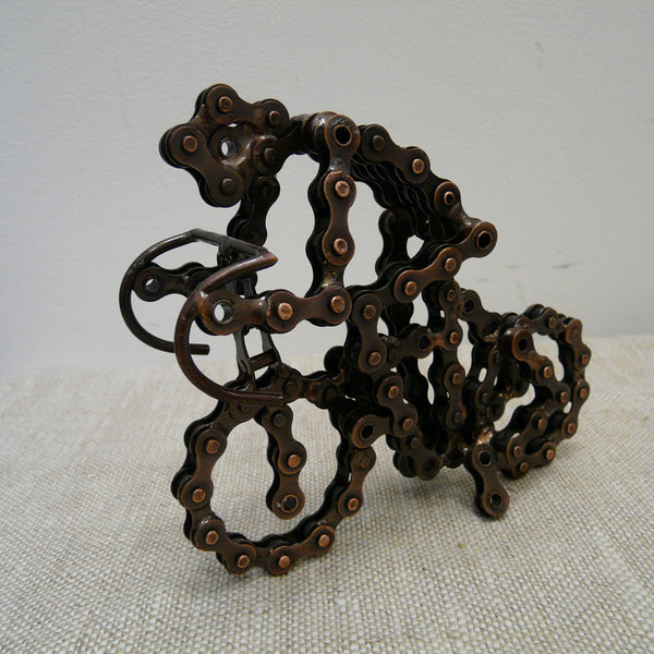 Bike Chain Model Racing Bicycle with Cyclist