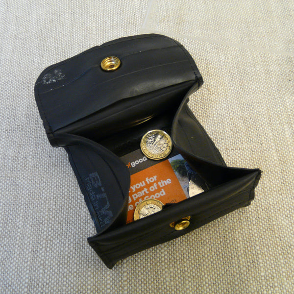 Recycled Inner Tube Pop-Up Purse