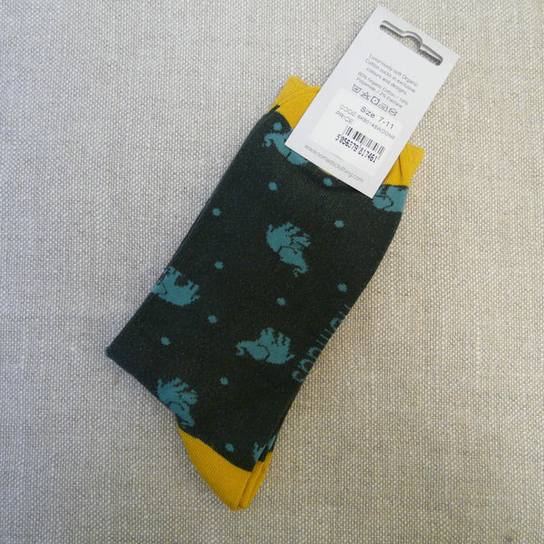 Seaweed Elephant Socks 7 - 11