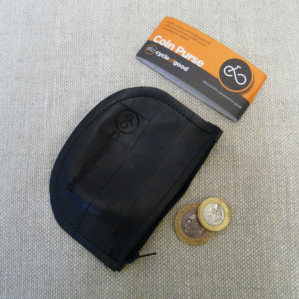 Recycled Inner Tube Coin Purse