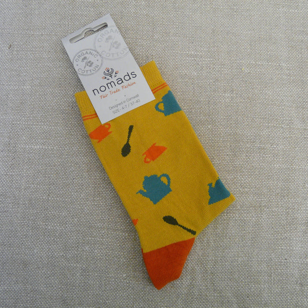 Harvest Teapot Socks 4 - 7