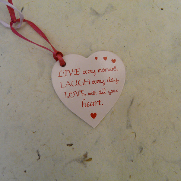 Live, Laugh, Love Glitter Quote Fairy