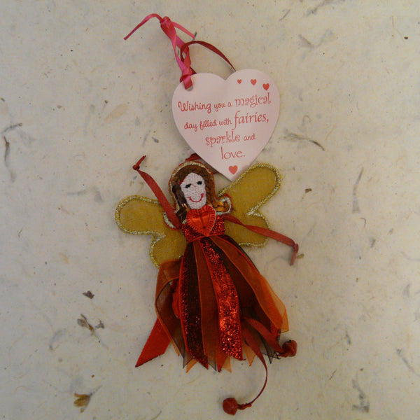 Wishing You a Magical Day Glitter Quote Fairy