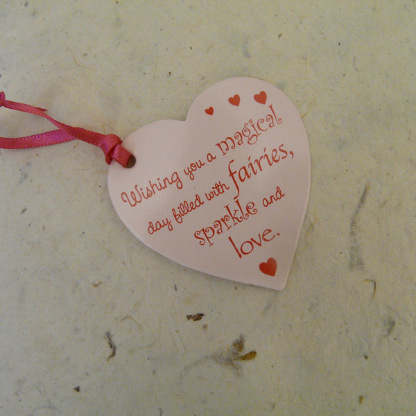 Wishing You a Magical Day Glitter Quote Fairy