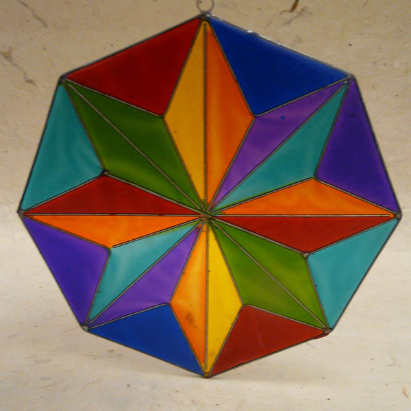 Rainbow Mandala Suncatcher
