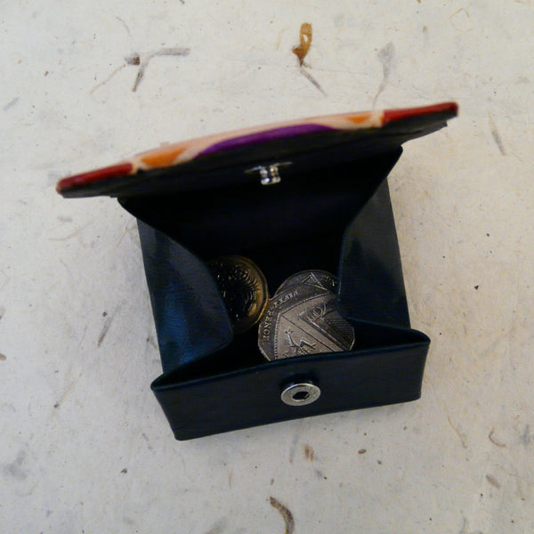 Bee Leather Coin Purse