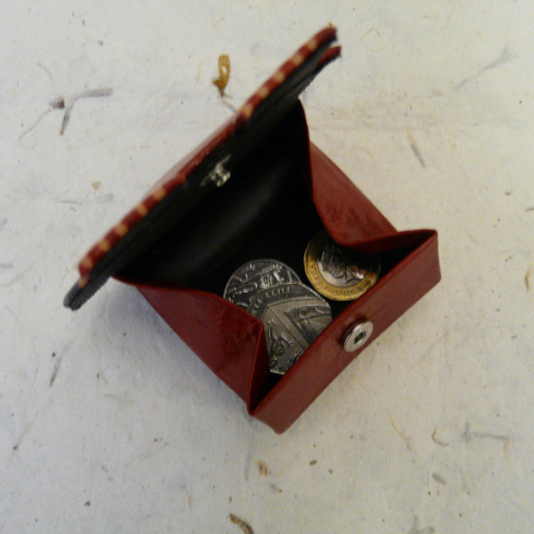 Red Elephant Purse with Blue Head