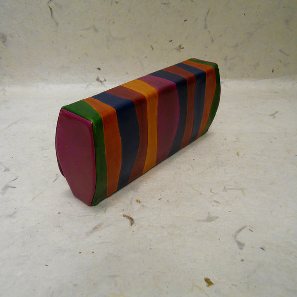 Rainbow Leather Glasses Case