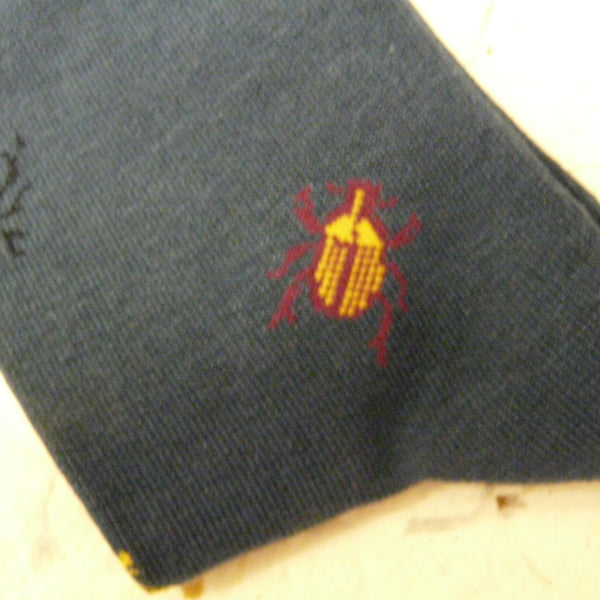 Slate Blue Bamboo Bug Socks