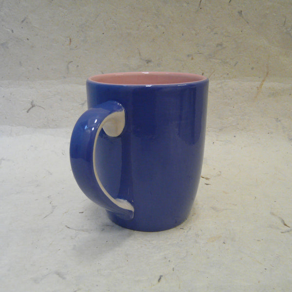 Purple and Pink Hand-painted Mug