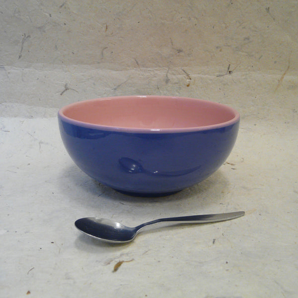 Purple and Pink Hand-painted Bowl
