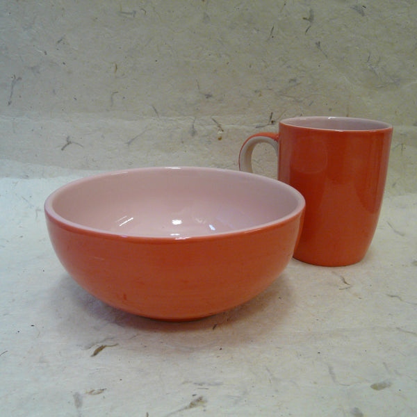 Pink Hand-painted Bowl