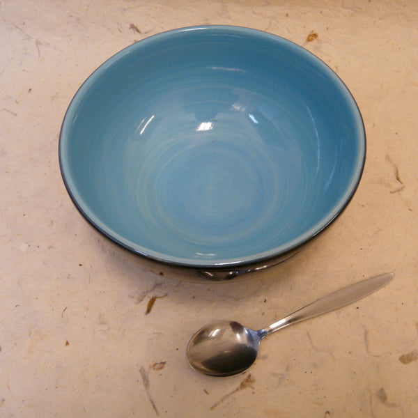 Black and Blue Hand-painted Bowl