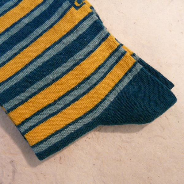 Fjord Stripe Organic Cotton Socks 7 - 11