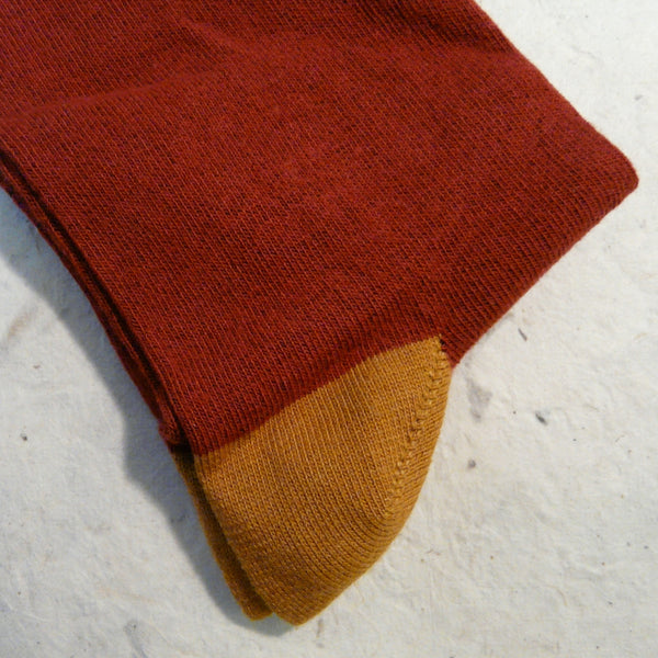 Plain Russet Organic Cotton Socks 7 - 11