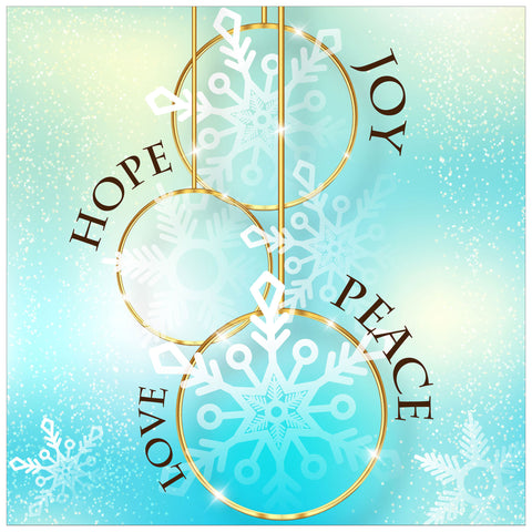 Hope, Joy, Peace Christmas Cards