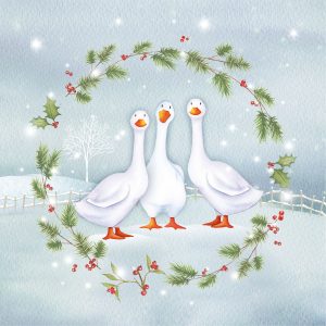 Christmas Geese Christmas Cards