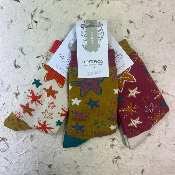 Starfish Bamboo Socks 4 - 8