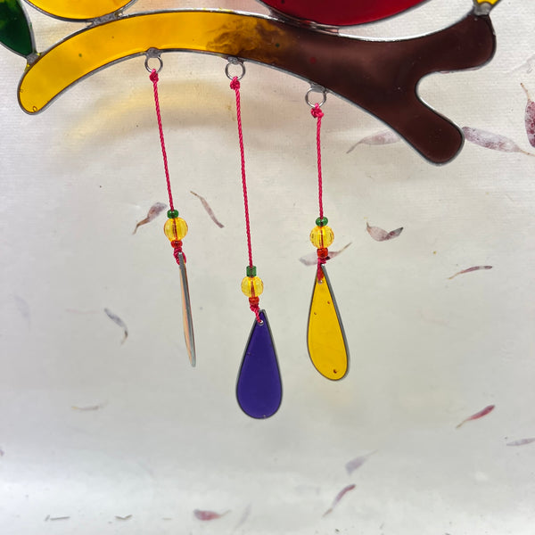 Two Birds on a Branch Suncatcher