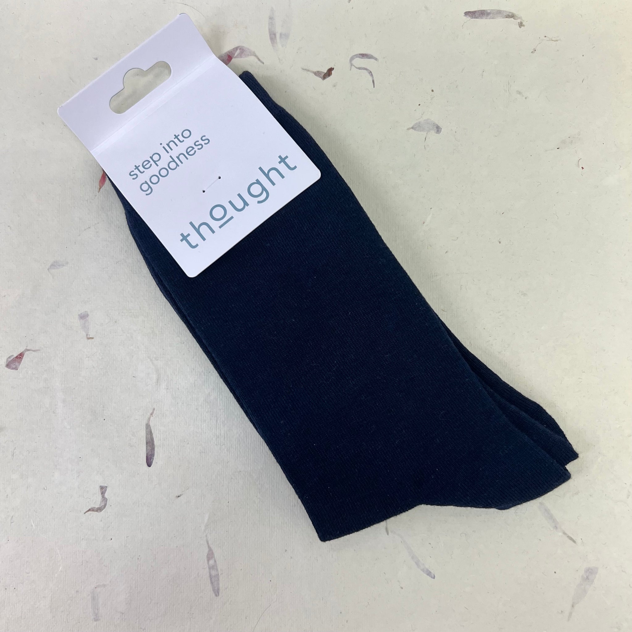 Thought Spot and Stripe and Plain Bamboo Socks 7 - 11